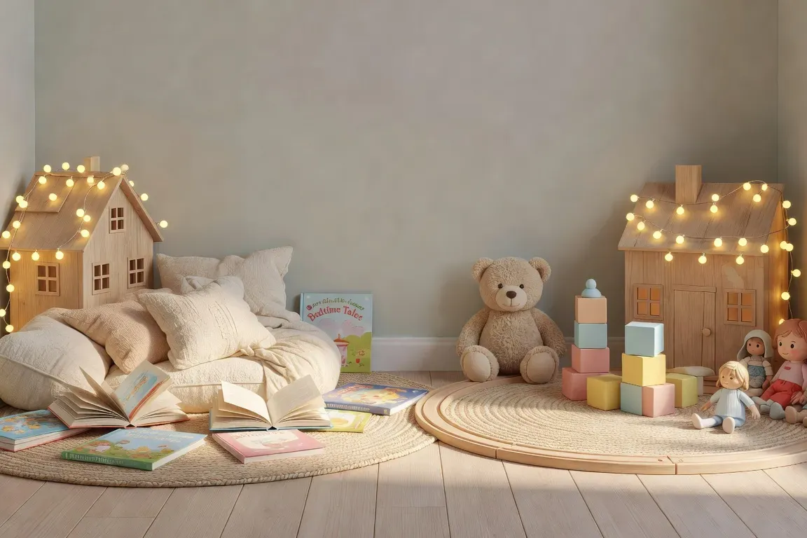 Chambre d’enfant partagée entre deux foyers